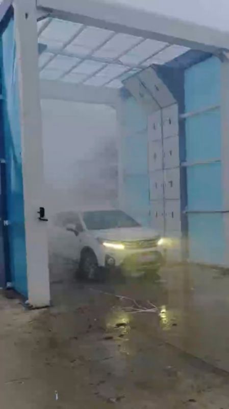 湖北漢宜高速8標洗車機